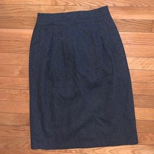 A-Line Knee Length Skirt